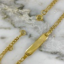 Flat Baby Plate Bracelet 3x1