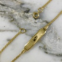 Pulsera Placa Tejido Chino 1MM