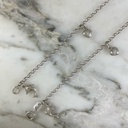 Heart and Dolphin Anklet 2MM