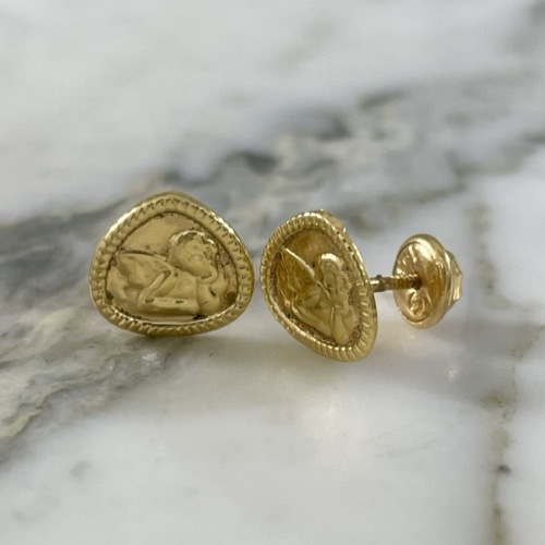 Guardian Angel Screw-Back Stud