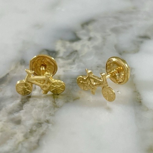 Bike Earrings