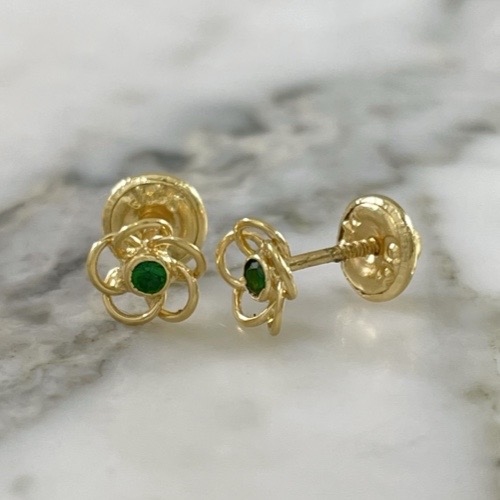 Flower Screw-Back Stud