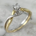 Cross Curves Step On Ring