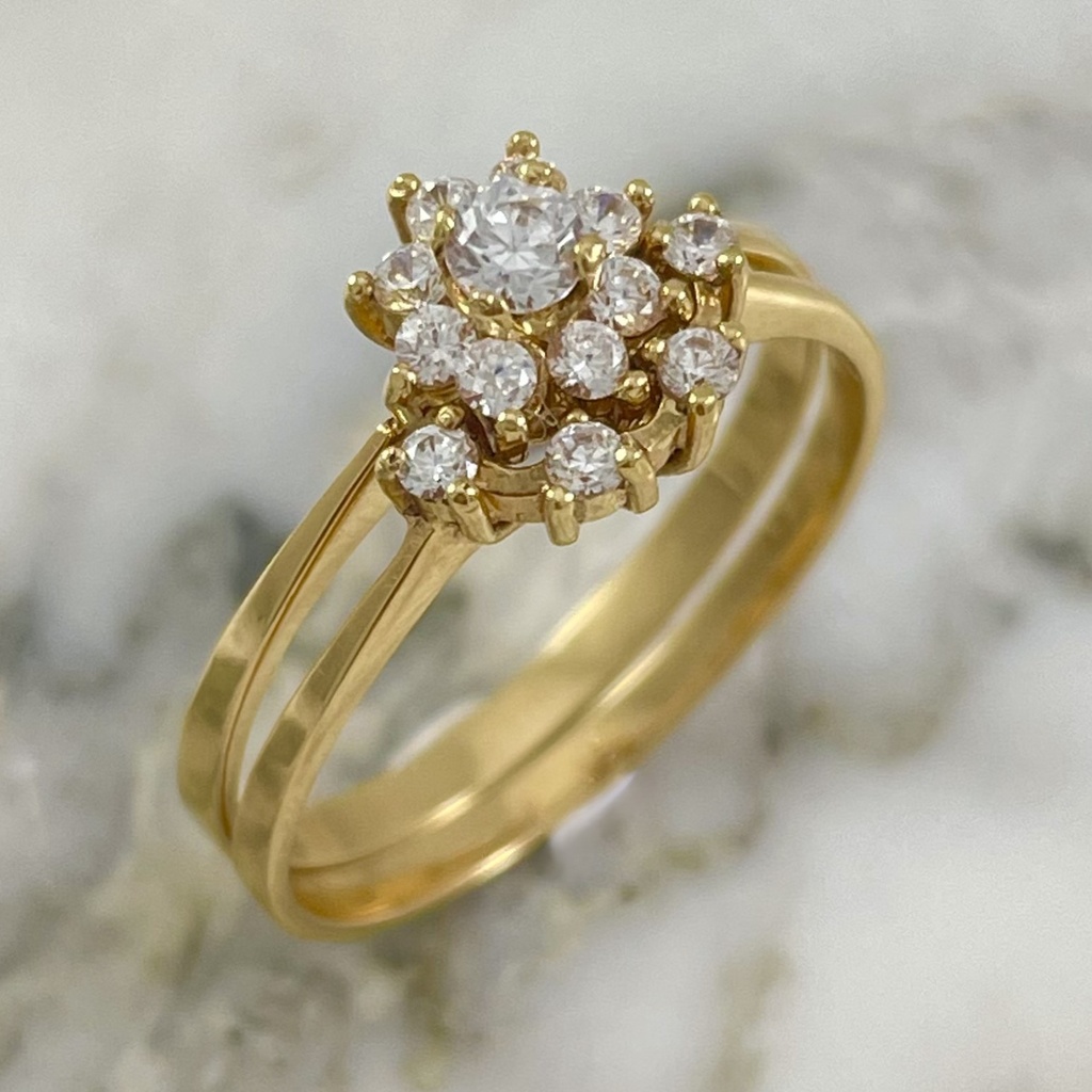 Flower Bow Step On Ring