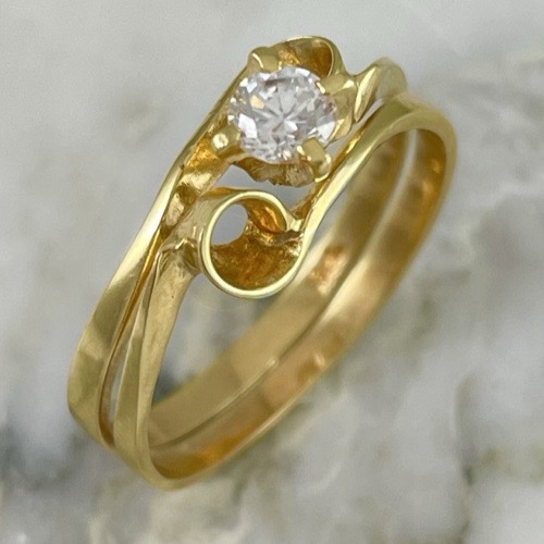 Solitaire Thread Step On Ring