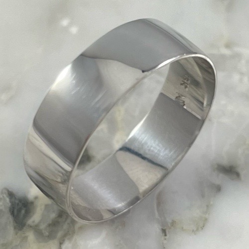 White Classic 6 mm Wedding Band