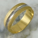 White Ribbon 6MM Ring