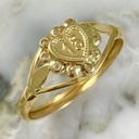 Anillo Quince Corazón Pequeño Circones