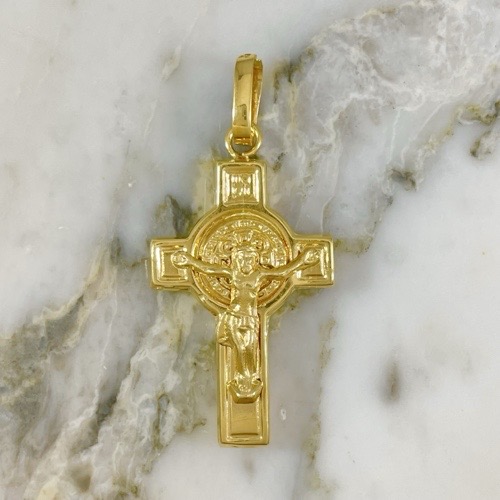 Dije Cristo y San Benito Mediano