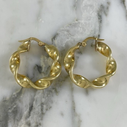 Large Melcocha Hoop Earring