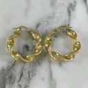 Large Melcocha Hoop Earring
