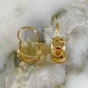 Figures Hoop Earrings