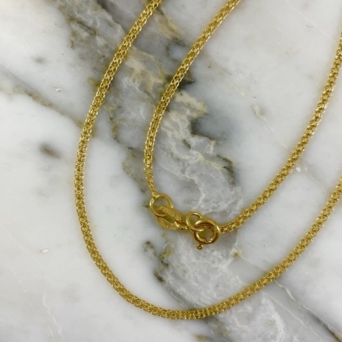 Cadena Tejido Chino 1MM 45Cm