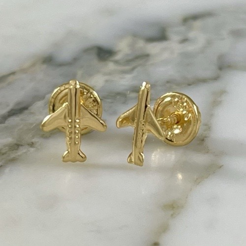 Topo Rosca Avion Gold