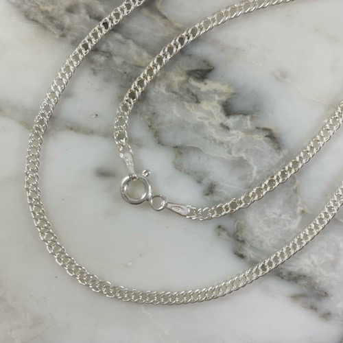 Cadena Doble Rombo 40Cm