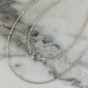 Cadena Militar Diamantada 1MM 45Cm