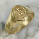 Anillo Ovalo Tallado Quince Años