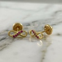 Topo Rosca Infinito Five Stones