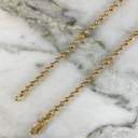 3MM Diamond Ball Military Anklet