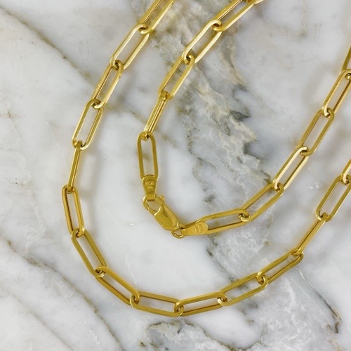 Cadena Paperclip 4MM 50Cm