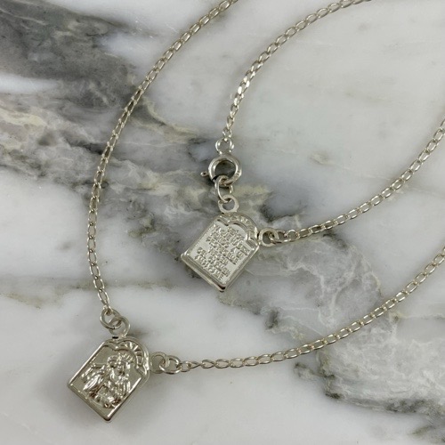 Double Hoop Scapular of the Sacred Heart and Our Lady of Mount Carmel