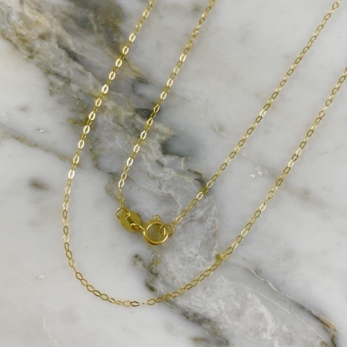 Cadena Aros 1MM 40Cm