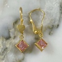 Heart Rhombus Earring