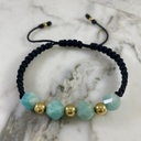 Peruvian Amazonite Bracelet – 6MMx3, 3MMx2