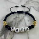 Dad Onyx Bracelet 6MMx4