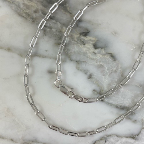 Cadena Paperclip 3MM 45Cm