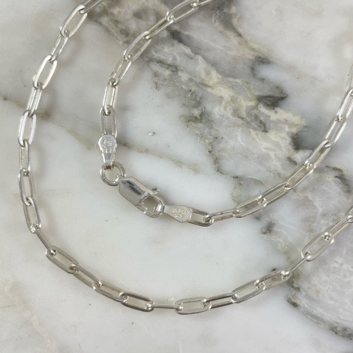 Cadena Paperclip 3MM 40Cm