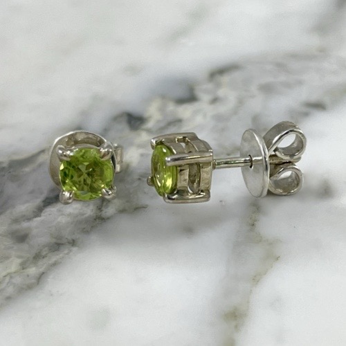 Comet Silver Stud Earrings