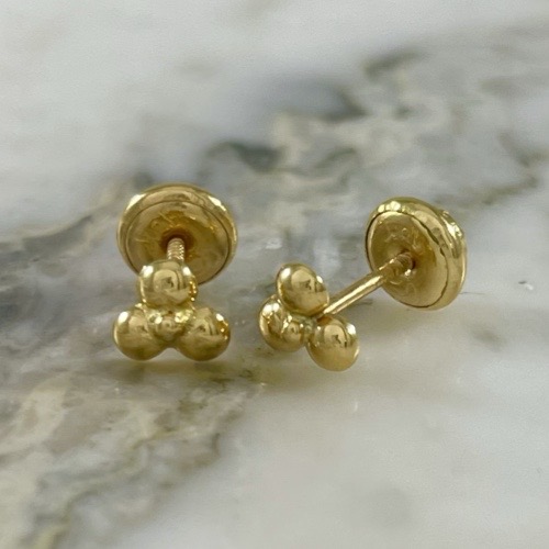 Light Amber Screw-back Stud