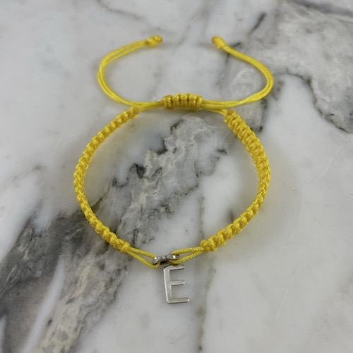 Calibri Ultralight Letter Bracelet in Silver