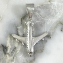 Silver Plane Pendant