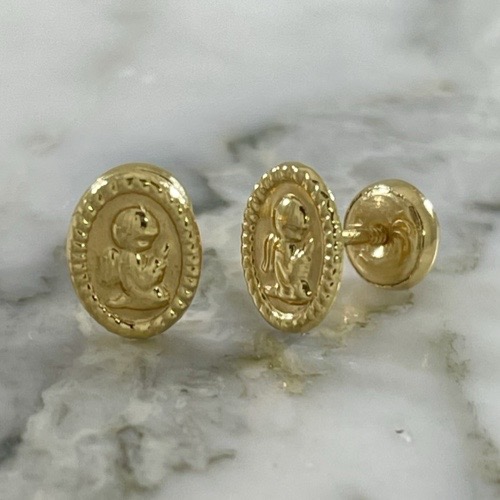 Topo Rosca Medalla Angel