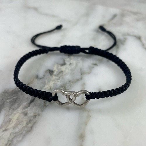Intertwined Heart Bracelet