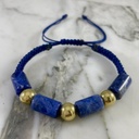 Lapis Lazuli Tube Bracelet 8MMx3