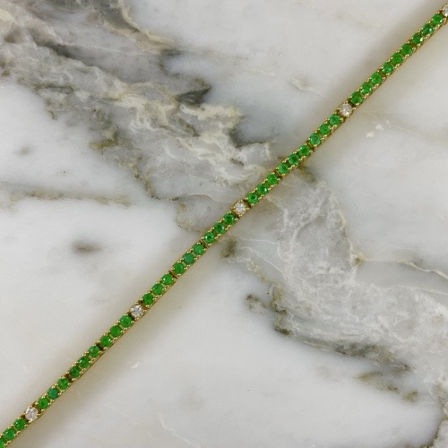 Emerald Tennis Bracelet