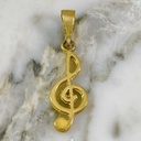 Dije Nota Sol Macizo