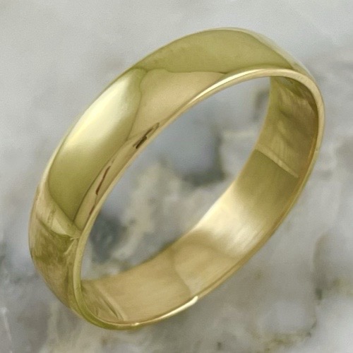 Argolla Lisa Media Caña 5MM