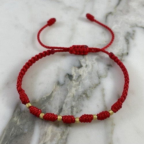 Diamond-Cut Seven Knots Bracelet 3MMx6