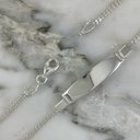 Cuban Plate Baby Bracelet