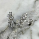 Nila Silver Stud Earrings