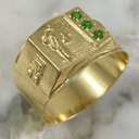 Triple Shine Palm Ring