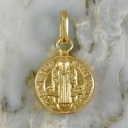 Small Saint Benedict Medallion Pendant