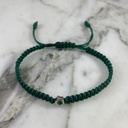 Emerald Flower Bracelet