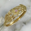 Anillo Diamond Flower Quinceañera