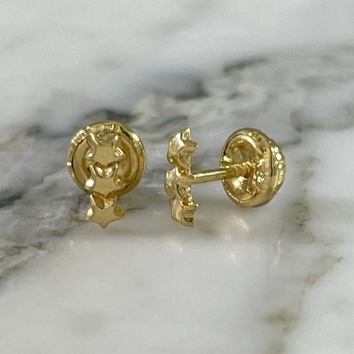 Starry Threaded Stud Earring