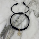 Neoprene Bracelet with Cross Silhouette